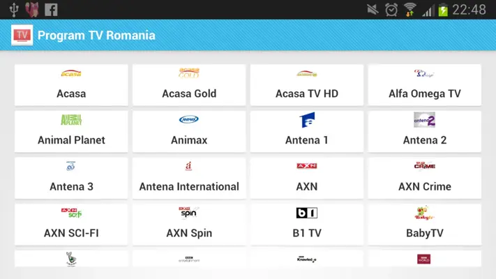 Program TV Romania android App screenshot 2